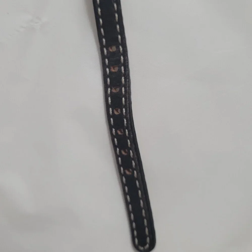 Silver Watch Michael Kors Black Band Ladies Vintage